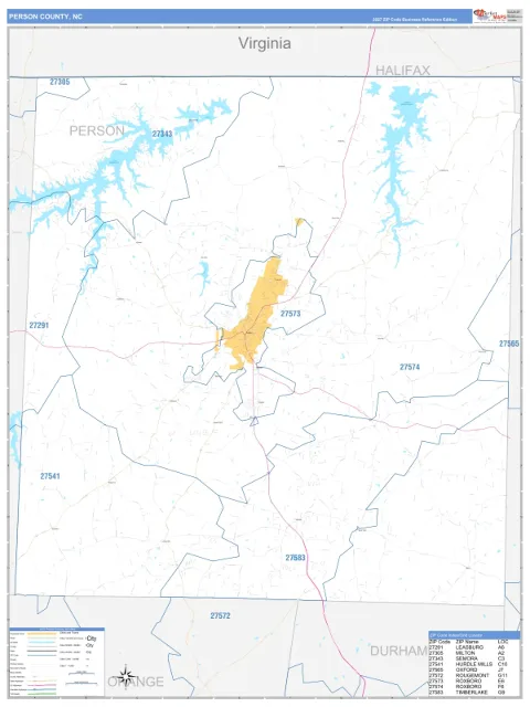 Person County, NC map