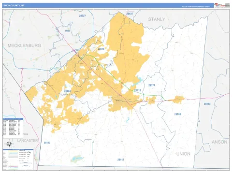 Union County, NC map