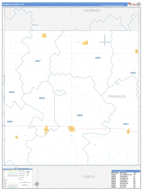 Franklin County, NE map