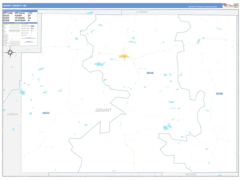Grant County, NE map