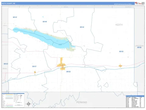 Keith County, NE map