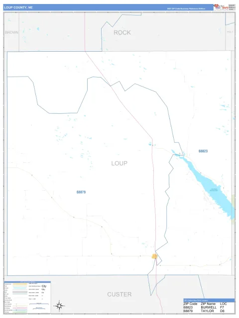 Loup County, NE map
