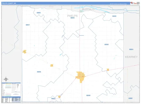 Phelps County, NE map