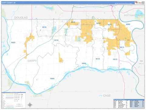 Sarpy County, NE map