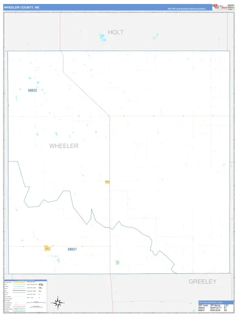 Wheeler County, NE map