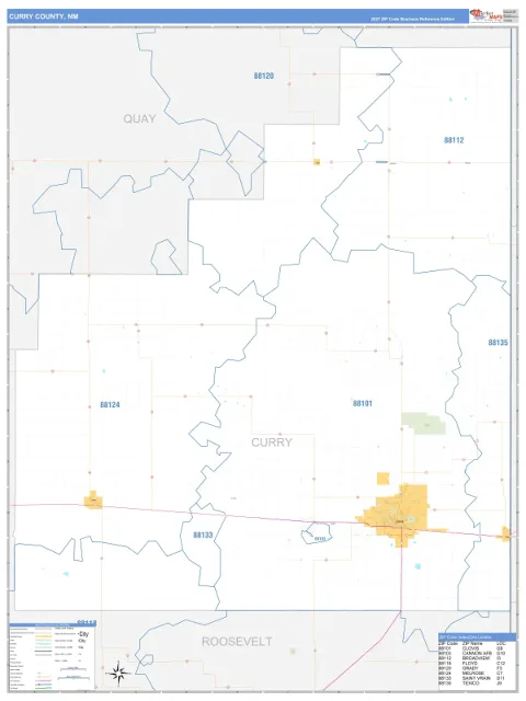 Curry County, NM map