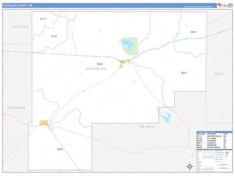 Guadalupe County, NM map