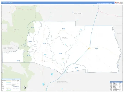 Mora County, NM map