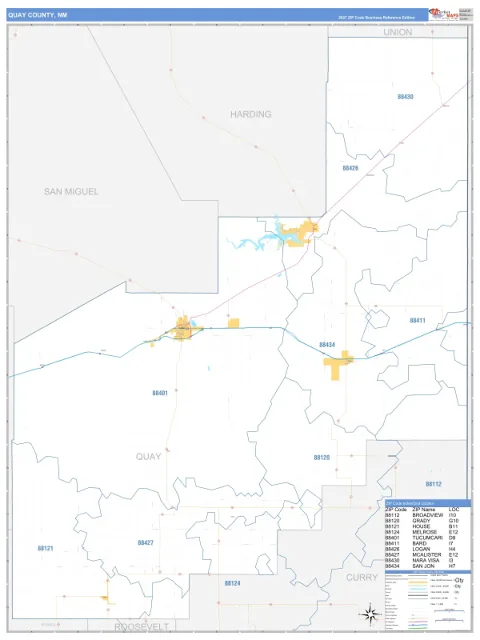Quay County, NM map