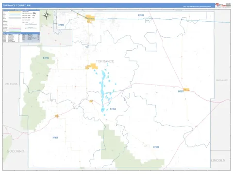Torrance County, NM map