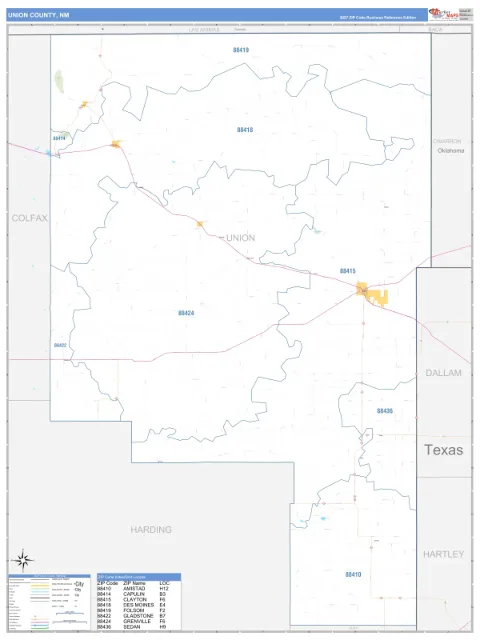 Union County, NM map