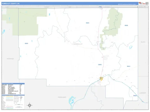 Humboldt County, NV map