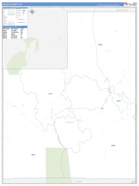 Lincoln County, NV map
