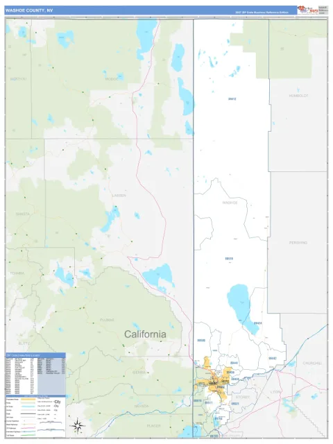 Washoe County, NV map