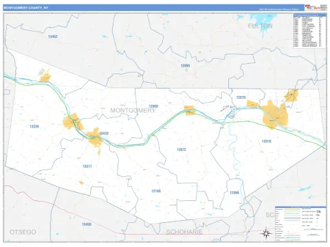 Montgomery County, NY map