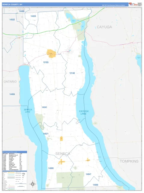 Seneca County, NY map