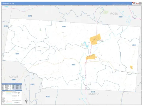 Pike County, OH map
