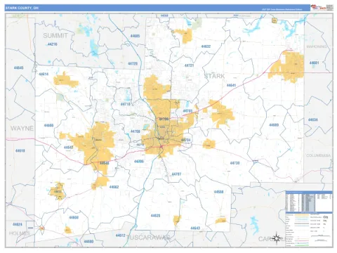 Stark County, OH map