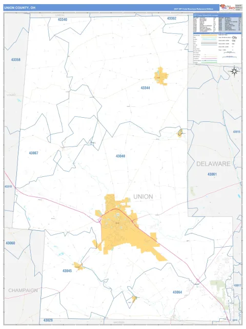 Union County, OH map