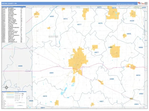 Wayne County, OH map