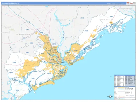 Charleston County, SC map
