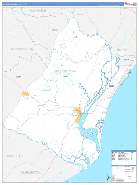 Georgetown County, SC map
