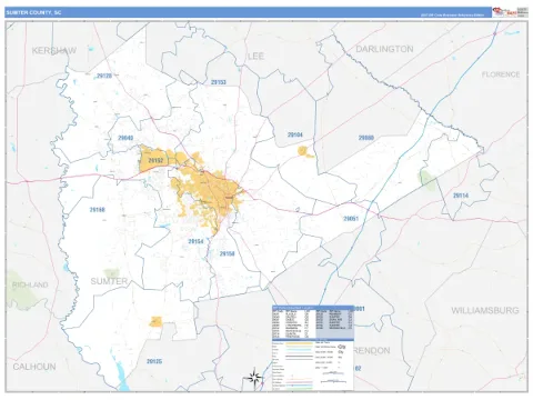 Sumter County, SC map