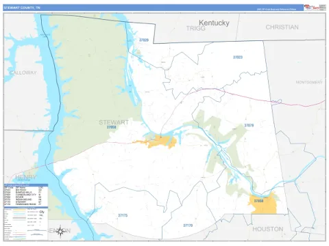 Stewart County, TN map