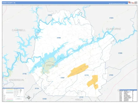 Union County, TN map