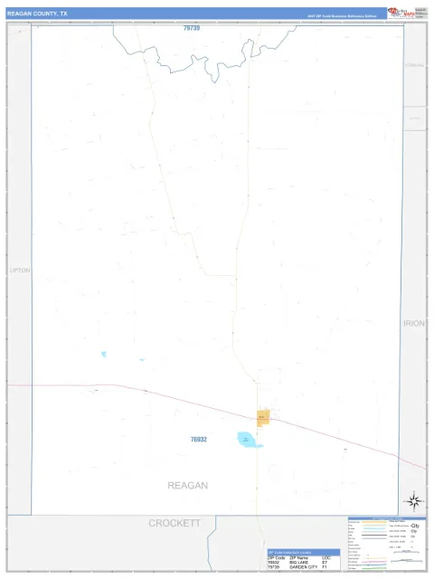 Reagan County, TX map
