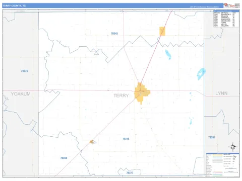 Terry County, TX map