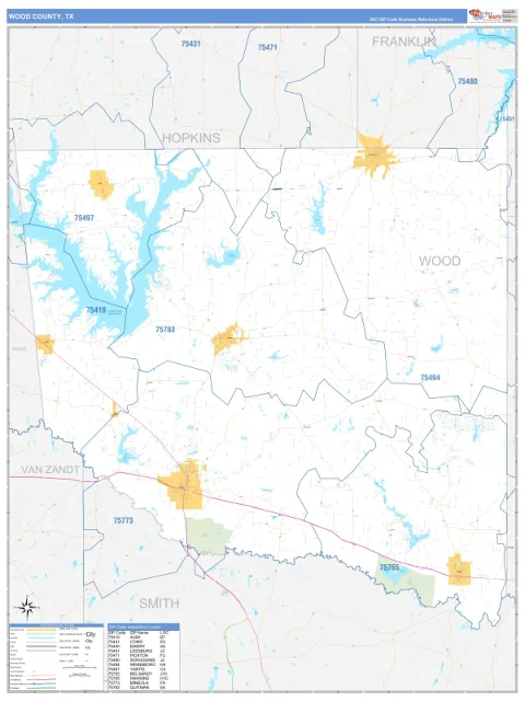 Wood County, TX map