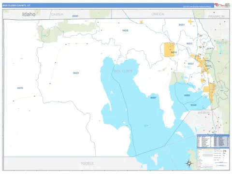 Box Elder County, UT map