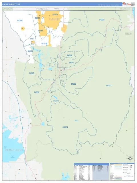Cache County, UT map