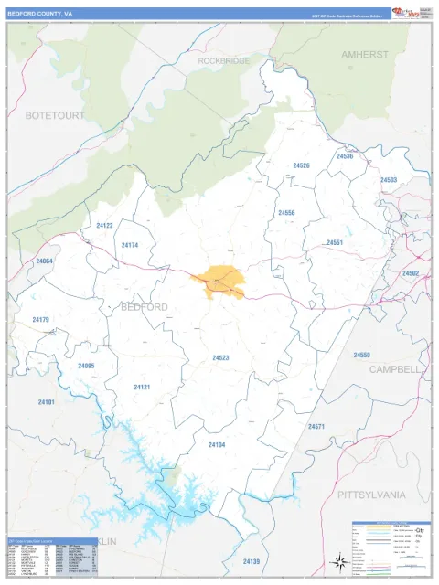 Bedford County, VA map