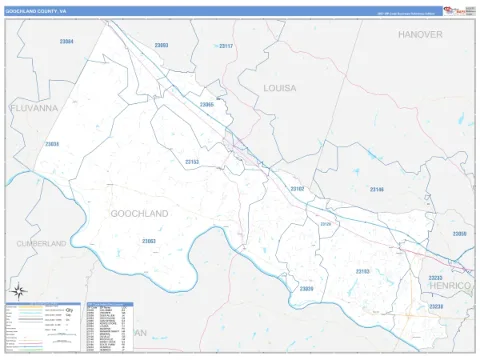 Goochland County, VA map