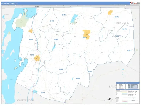 Franklin County, VT map