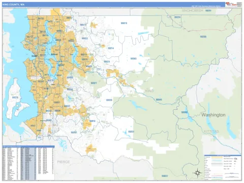 King County, WA map
