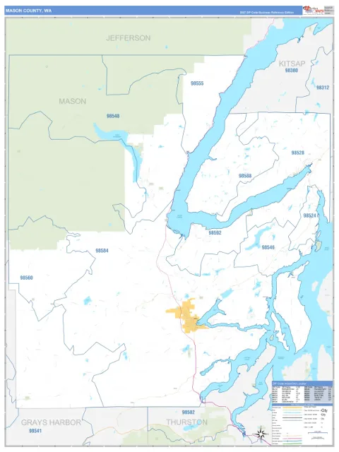 Mason County, WA map