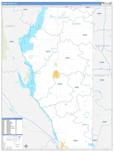 Adams County, WI map