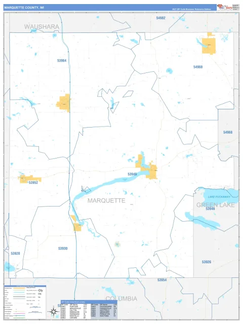 Marquette County, WI map