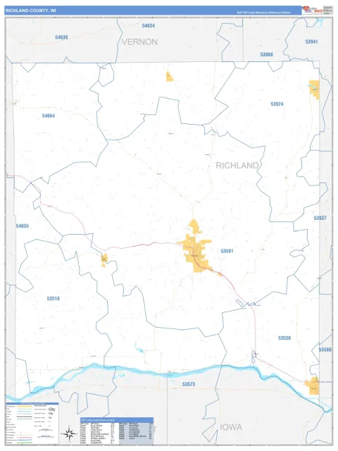 Richland County, WI map