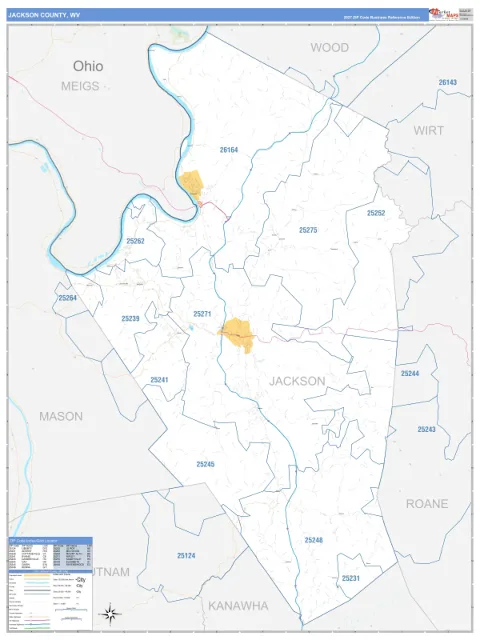 Jackson County, WV map