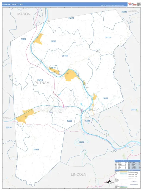 Putnam County, WV map
