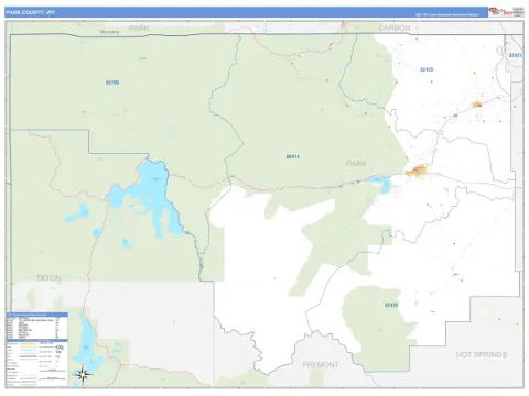 Park County, WY map