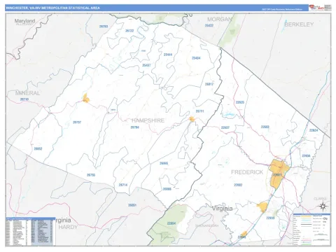 Winchester metro area map