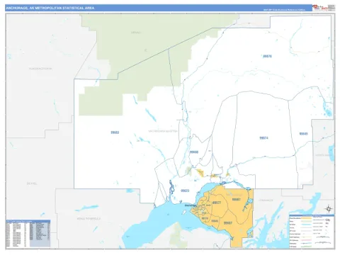 Anchorage metro area map