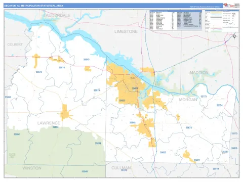 Decatur metro area map