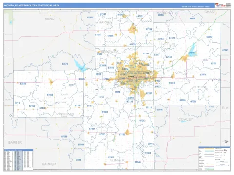 Wichita metro area map