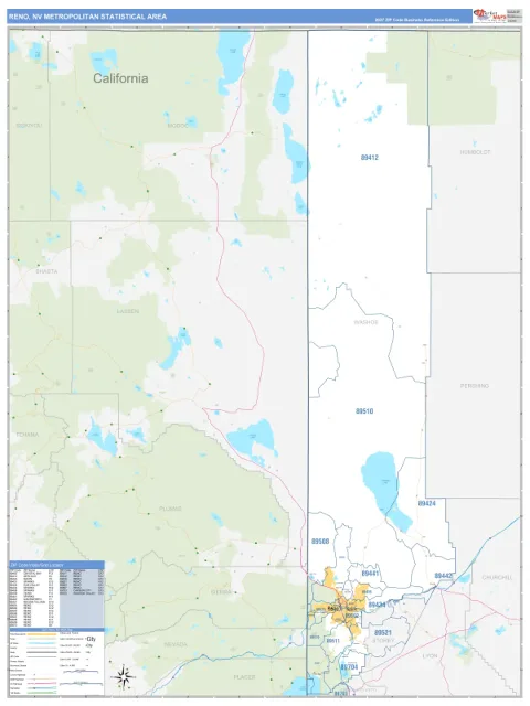 Reno metro area map